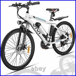 Electric Bike 26'' 350W Mountain Bicycle SHIMANO 21 Speed Adults City Ebike VIVI