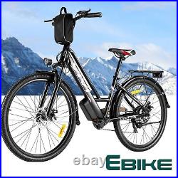 Electric Bike 26'' City Beach Commuter Bicycle 350W Cruiser Ebike with 36V NEW