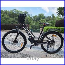 Electric Bike 26'' Commuting Bicycle 350W 36V Low Step Thru Cruiser eBike VIVI^^