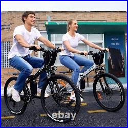 Electric Bike 26'' Ebike for Adults, 500With48V Foldable Mountain Bicycle 20MPH Hot