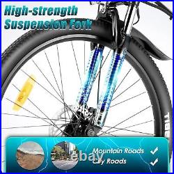Electric Bike 26'' Folding Electric Mountain Bicycle 500W EBike-Full Suspension