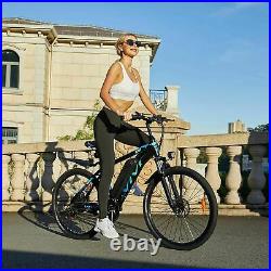 Electric Bike 26 Mountain Bicycle 350W Adults Ebike 21-Speed Removable Battery