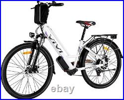 Electric Bike 26in City Commuters Bicycle 350W Cruiser Ebike 7Speed 50 Miles USA