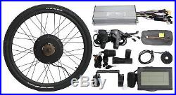 Electric Bike 48V 1500W Hub Motor Conversion Kit Ebike Rear Wheel 20-700C