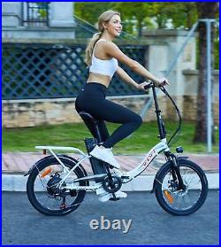Electric Bike 500W 20 Electric Cruiser Mountain Bicycle 20MPH EBike for Adult#