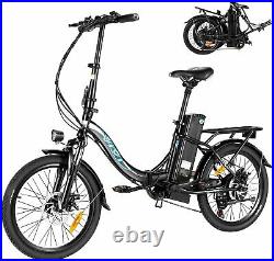 Electric Bike Adult Electric Bicycle 350W Motor 7-Speed Drivetrain 20 Ebike Top
