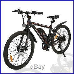 Electric Bike City Mountain Cycling E-Bike 36V 350W 26 Bicycle Lithium Battery