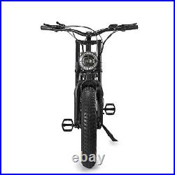 Electric Bike E-Bike 1000W 48V 15.6AH Adult Bicycles 20 Fat Tire Mountain Ebike