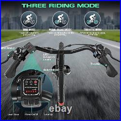 Electric Bike for Adult, 20/26'' Commuter Ebike 500W 48V Bicycle Li-Battery Sale#