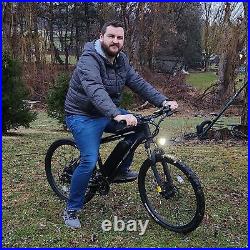 Electric Bike for Adults 26'' Mountain Bicycle 21Speed City Commuting Ebike SALE