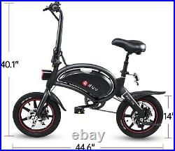 Electric Bike for Adults, DYU 14 Folding Electric Bicycle, Mini Ebike D3F