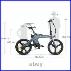 Electric Bike for Adults, DYU T1 20 City Folding Electric Bicycle Ebike Blue
