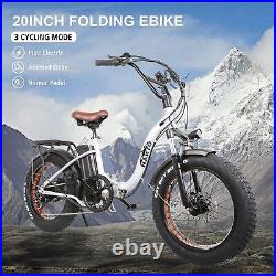 Electric Bikes 20 for Adults 500W Electric Mountain Bicycle Ebike 48V12 Battery