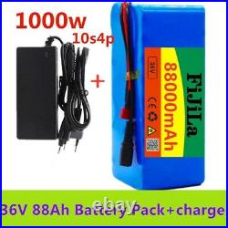 Electric E Bike Scooter Rechargeable Li-ion 500w Battery & Charger 36v 88000mah