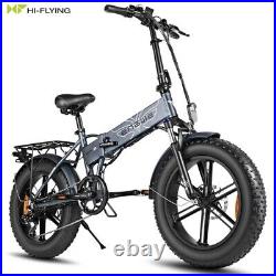 Electric Folding E-Bike Pro 48V-750W, Fat tyre 20 Inch 12.8Ah, Speed 30mph