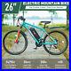 Electric Mountain Bike 26 350W Motor 48V Battery USB Port City eBike E Bicycle