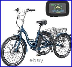 Electric Tricycle 24inch Adult Electric Tricycle With 36V 10Ah Battery &Charger