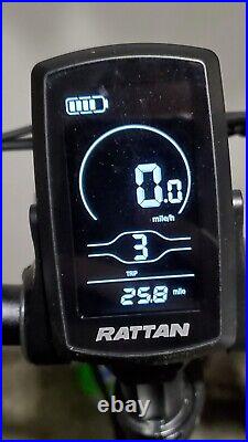 FOLDING Rattan LM 500W MINI Fat Tire Ebike Black USED ONCE