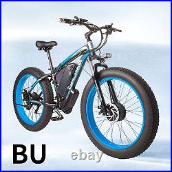 Fat Tire Electric Bicycles 2000w Ebikes for Adult 48V 22.4AH Dual Motor 35MPH Tr