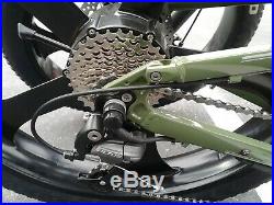 Fat Tire Folding Electric bike Ebike Full Suspension Big Tall Men Sand Snow