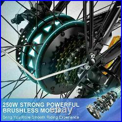 Foldable-20 36V Black\Best, Electric Great Tire E-Citybike Beach Bicycle Ebike-#