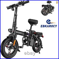 Folding Ebike 14 500W 48V 15A Electric Bike Bicycle City E-Bike Christmas Gifts