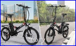 Folding Electric Bicycle 350W Motor 20 Commuter Ebike City Mountain E-Bike USA