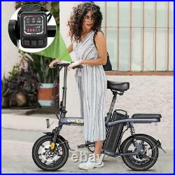 Folding Electric Bike 12/14/16/20'' Mountain/City Manned Bicycle Commute Ebike