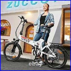 Folding Electric Bike 500W 48V Electric Bicycle, 20 Aluminum Alloy Frame Ebike
