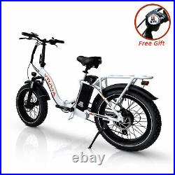 Folding Electric Bikes Bicyles 48V 20INCH Fat Tire Ebikes for Adult Elderly Sale