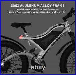 GLW 750W Electric Mountain Bike 48V Samsung Battery 264 Fat Tire E-Bike S18