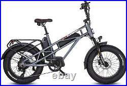 Gemini Ebike 20 1200W 48V 30Ah Snow Electric Bicycles ebike Fat Tire 31mph 7S