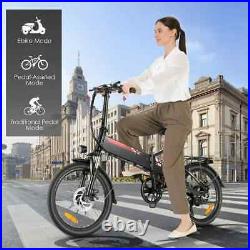 Gocio Electric Bike 20'' 500W Folding City Commuter eBike Urban Hybrid Bicycle