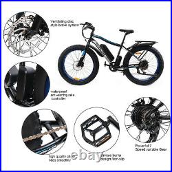 Gplus 26 Fat Tire Electric Bicycle 500W 36V e-Bike Mountain Beach City eBike