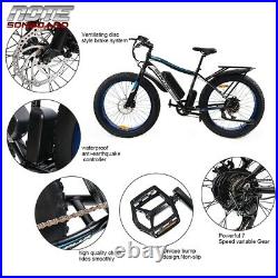 Gplus 26 Fat Tire Electric Bicycle 500W 36V e-Bike Mountain Beach City eBike