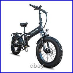 HEDA 20'' Folding Electric Bicycle eBike 48V 13Ah Battery Mountain Bike 9 Speed