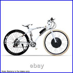 JAUOPAY 26 Front Wheel Electric Bicycle Hub Motor Conversion Kit 36V 750W Ebike