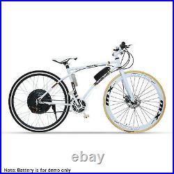 JauoPay 48V 2000W Electric Bicycle Conversion Kit LCD 700CC 28E-Bike Rear Wheel