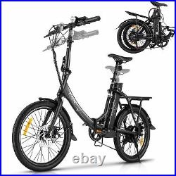 KGK 20 Folding Electric Bike Bicycle 20MPH Foldable 350W Electric Bicycle EBIKE