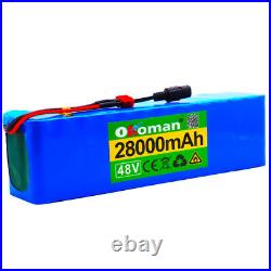 Li-ion Battery 48V 28AH Volt Rechargeable Bicycle 1000W E Bike Electric Li-ion