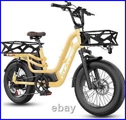 Libra 1200W Electric Bike for Adults 32MPH 48V 20Ah LG Battery EBike with basket