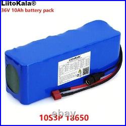 Lithium Battery Motorcycle Electric Car Bike 36v 10000mAh 500W BMS+ 2A Charger