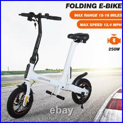 Megawheels eBike 250W 20'' Folding Mini Electric Bike City Scooter 36V 7.8Ah