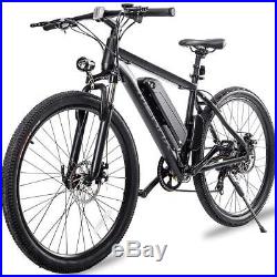 Merax 26''Electric Mountain Bike Bicycle Shimano 36V Lithium Battery 350W E-Bike