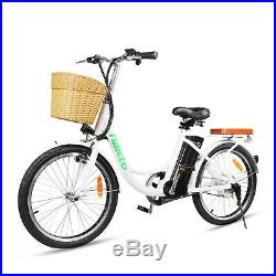 NAKTO 22 City Electric Bike 250W Motor 36V 10Ah Li-Battery E-Bike 16Mph Bicycle