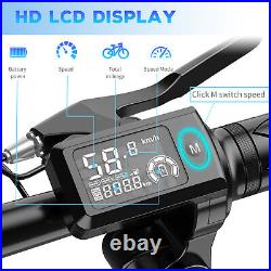 NEW EBKAROCY 14 400W 48V Electric Folding Bicycle Thickened Tire 25MPH eBike