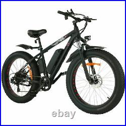 NEW EBike 48V/26 500W Electric Bike Fat Tire Mountain Bicycle+Riser Bar'Sale