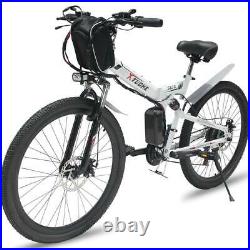 NEW Ebike 26 1000W Electric Bike Mountain Bicycle 48V/13Ah Snow Fat Tire E-bike