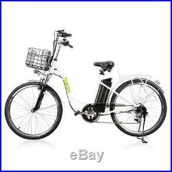 Nakto 26 250W City Electric Bicycle 6 Speed Gear Ebike 36V10A Lithium Battery