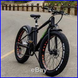 Nakto 26 300W Electric Bicycle Fat Tire Mountain E-bike withSmart Multi-Display